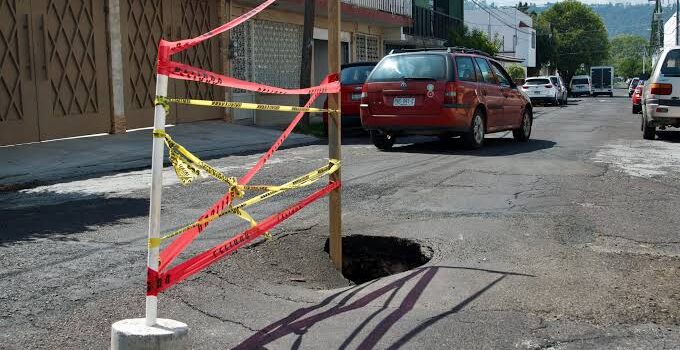 Morelia, sin programa de diagnóstico y prevención de socavones