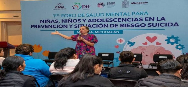 DIF Michoacán atiende salud mental de menores para prevenir riesgos