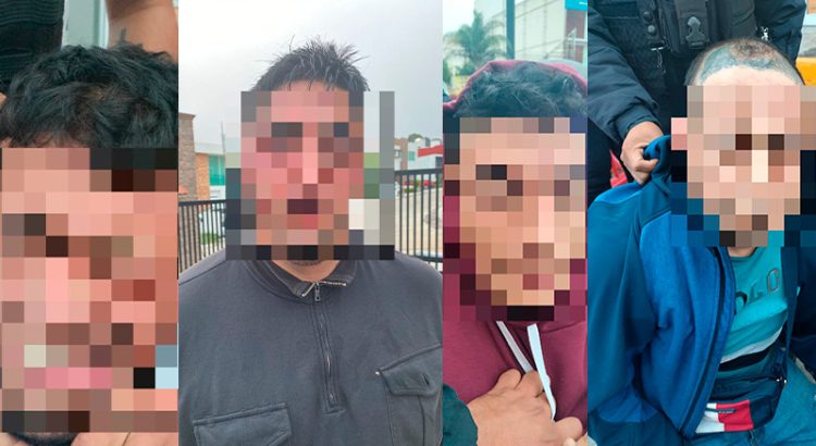 Policía de Morelia detiene a 4 sujetos por presuntos hechos ilícitos