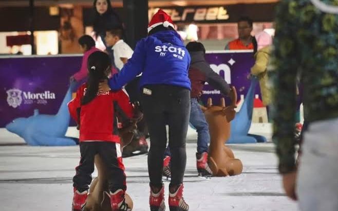 Regresa pista de hielo al centro de Morelia el 1 de diciembre