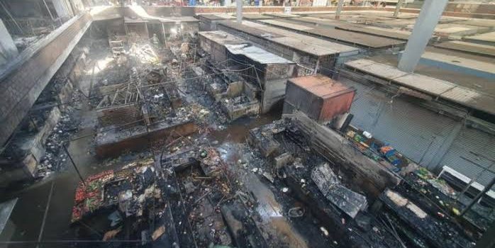 Así quedó el Mercado de San Juan tras incendio