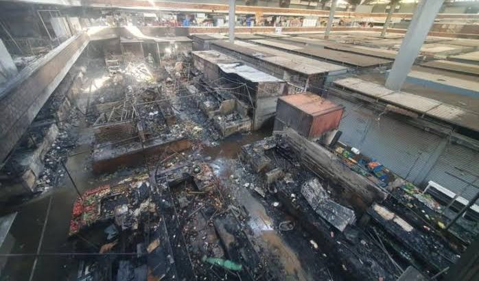 Así quedó el Mercado de San Juan tras incendio