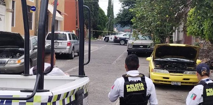 Hombre es baleado en colonia de Morelia