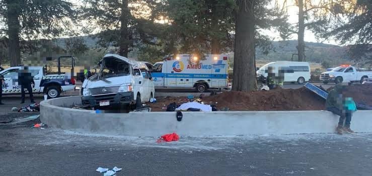 Mueren tres trabajadores en trágico accidente en la Morelia-Quiroga
