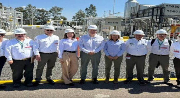 Inauguran estación de compresión de gas natural en Michoacán