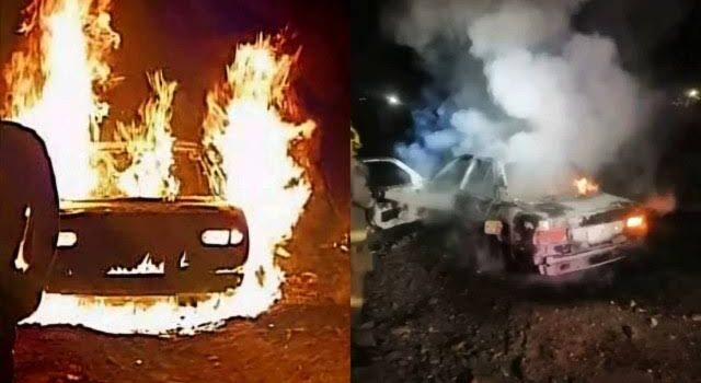 Descubren cadáver dentro de auto incendiado en Morelia