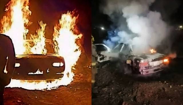 Descubren cadáver dentro de auto incendiado en Morelia