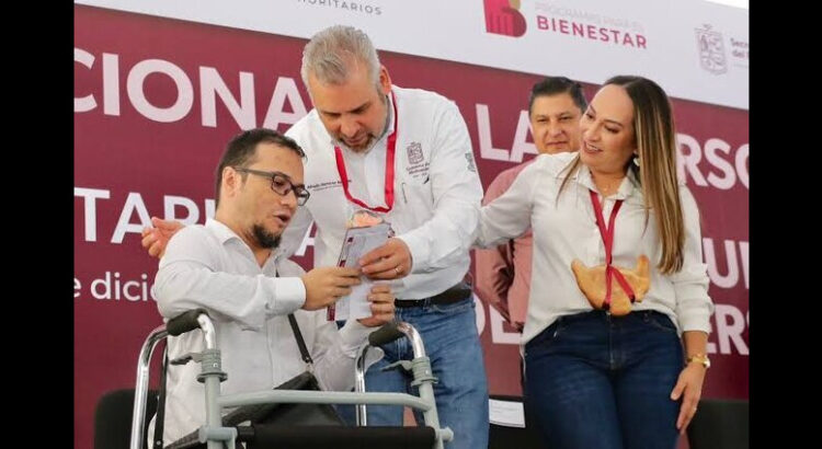 13 mil personas con discapacidad reciben un programa social de la federación en Michoacán