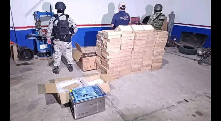 Aseguran 600 kilos de metanfetamina en Michoacán