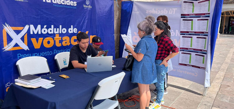 Último día para votar en el programa de Presupuesto Participativo de Morelia