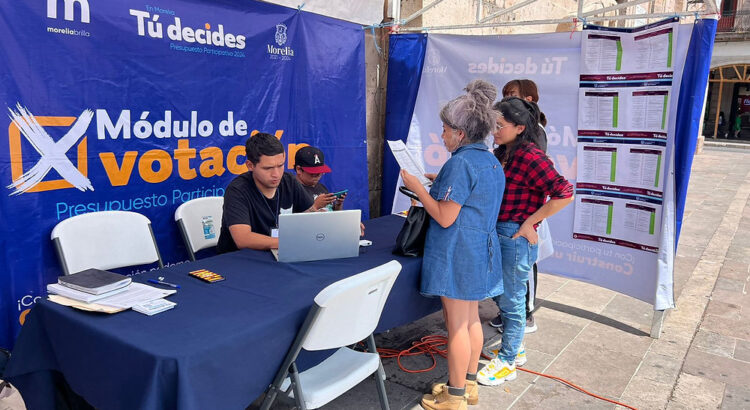 Último día para votar en el programa de Presupuesto Participativo de Morelia