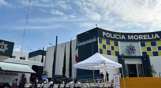 Policía Morelia realiza jornada de donación de sangre en apoyo a niños y adolescentes con cáncer