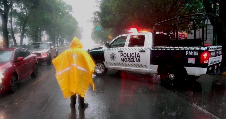 Incrementaron 30% los accidentes vehiculares en Morelia durante lluvias