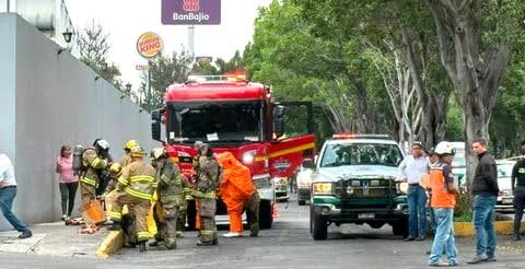 Policía Morelia, Bomberos y Protección Civil controlan fuga de ácido clorhídrico