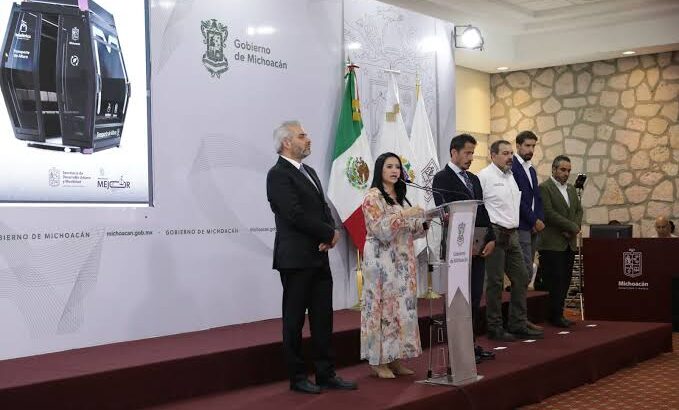 Invierte Michoacán 1,917 millones en nuevo teleférico de Morelia