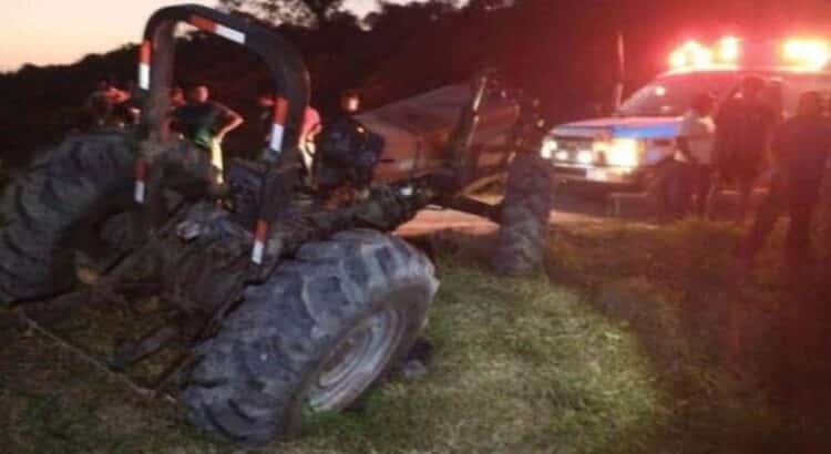 Joven campesino muere embestido por su propio tractor