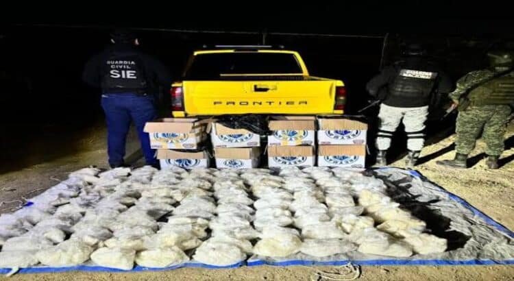 Aseguran 115 kilos de metanfetaminas tras operativo en Morelia