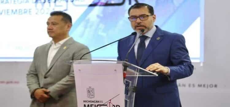 Michoacán reporta la cifra más baja de homicidios dolosos en los últimos 8 años