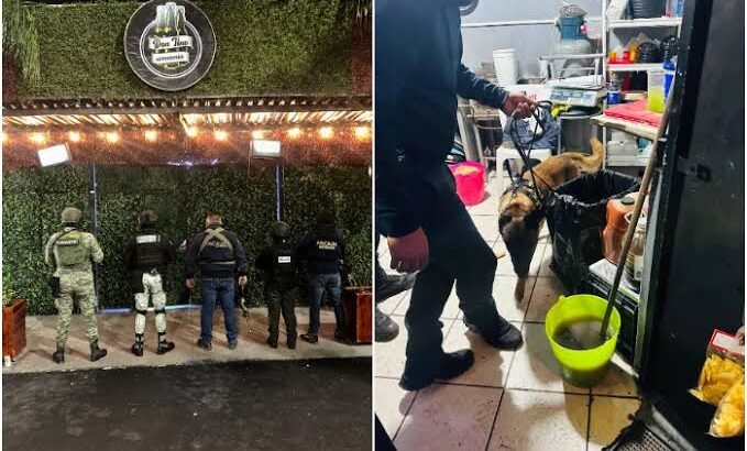 En cateo a bar de Morelia, agentes de la Fiscalía estatal aseguran 250 dosis de narcótico
