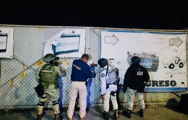 Asegura FGE taller relacionado en conductas ilícitas en Morelia