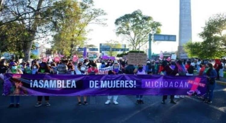 Convoca Asamblea de Mujeres Michoacán a marcha del 8M