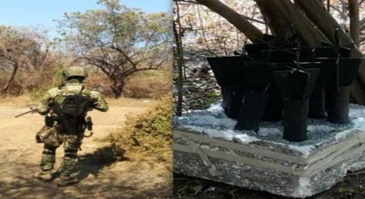 Hallan 12 explosivos artesanales listos para ser lanzados desde dron en Michoacán