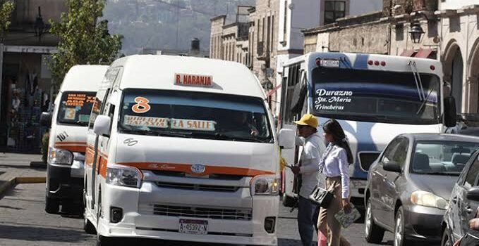 En 45 días, subiría tarifa del transporte público en Morelia