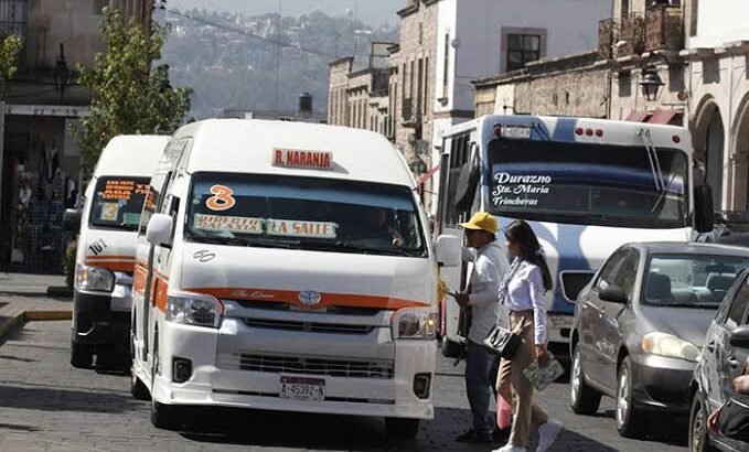 En 45 días, subiría tarifa del transporte público en Morelia