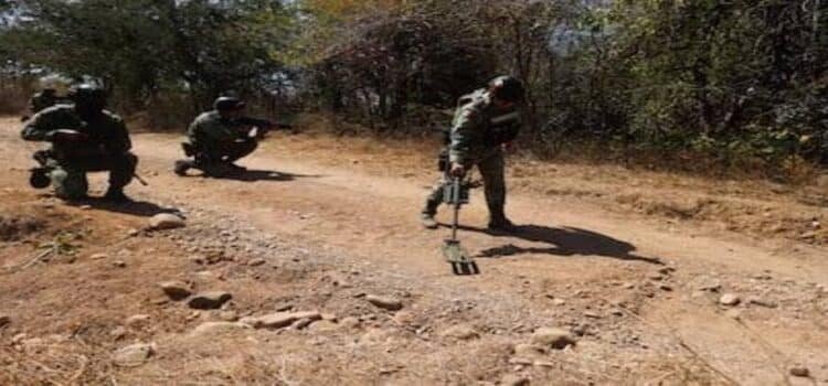 Juez da ultimátum de 48 horas al gobierno federal y de Michoacán para quitar minas terrestres