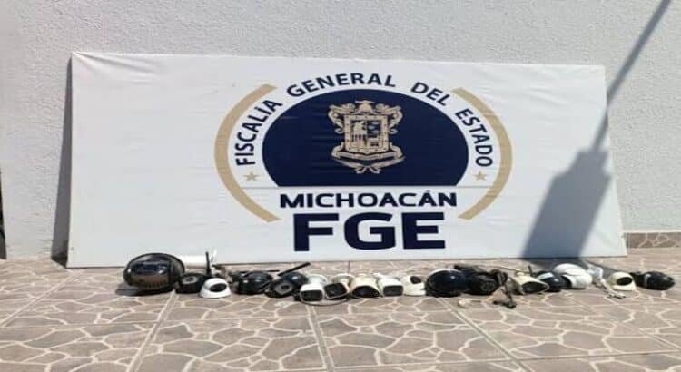 Retiran 17 cámaras ilegales en Acahuato, Apatzingán