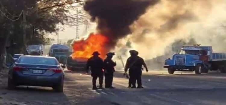 Liberan a 6 de 10 detenidos por quema de vehículos en Michoacán