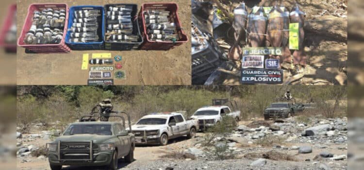 Ejército asegura 168 explosivos para drones en Buenavista, Michoacán