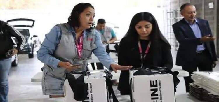 Arranca INE Michoacán distribución de paquetes electorales a presidencias de casillas