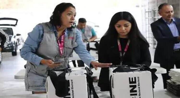 Arranca INE Michoacán distribución de paquetes electorales a presidencias de casillas