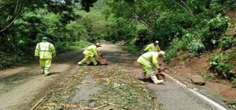 Activan alerta en Michoacán por tormenta Alvin; SICT refuerza carreteras