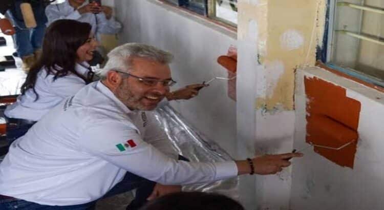 Pintarán 11 mil escuelas en Michoacán