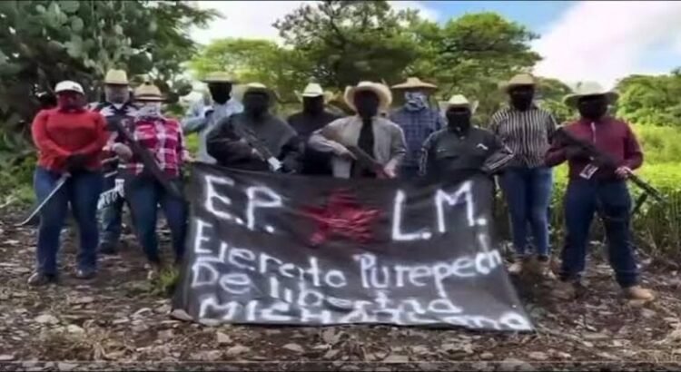 Surge grupo armado en Michoacán; se autodenominan Ejército Purépecha de Libertad
