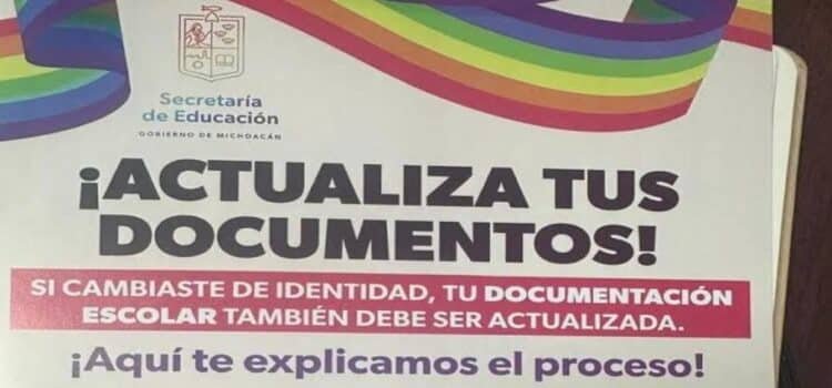 Van 21 trámites escolares por cambio de identidad de género en Michoacán
