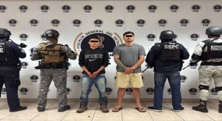 Desmantelan banda de presuntos secuestradores en La Huacana, Michoacán