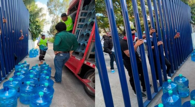 Regresan normalistas mercancía robada el miércoles durante protestas Regresan normalistas mercancía robada el miércoles durante protestas