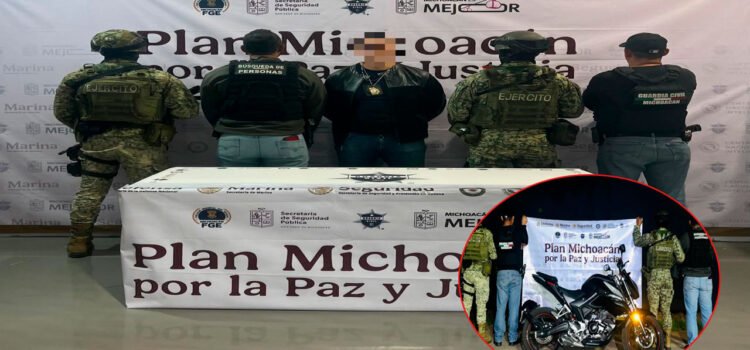 Detenido presunto asaltante de tiendas OXXO en Morelia