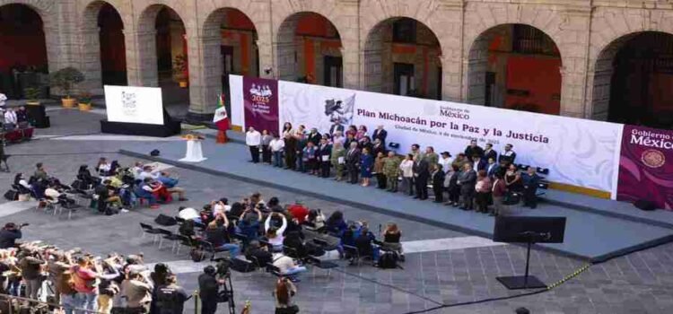 Presentan primer balance de acciones del Plan Michoacán por la Justicia