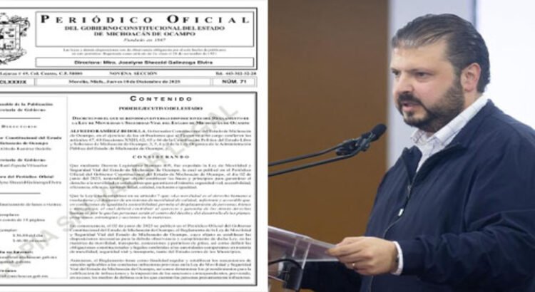 Publican Decreto que pone fin a multas de tránsito en Michoacán Publican Decreto que pone fin a multas de tránsito en Michoacán