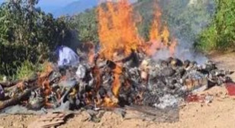 Desmantelan tres campamentos del crimen y aseguran cinco artefactos explosivos en Michoacán