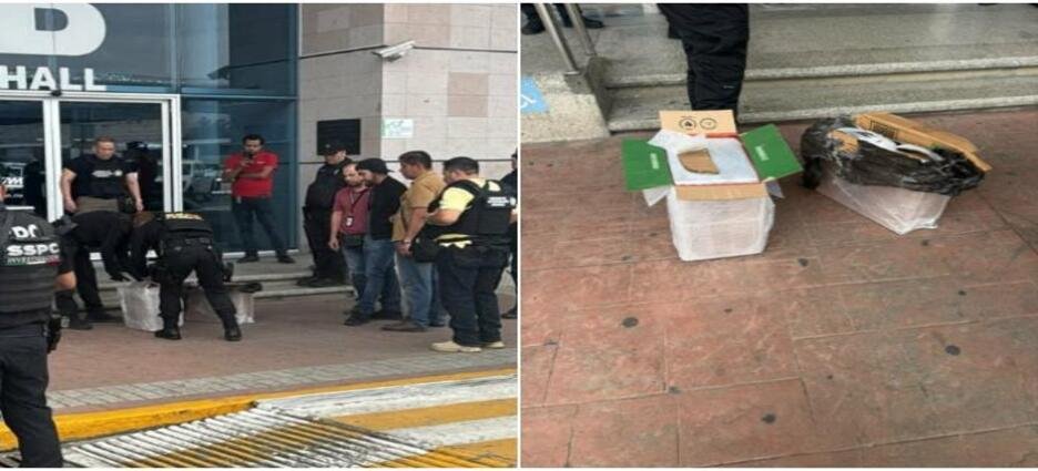 Detienen en Morelia a pareja que pretendía enviar 28.5 kilos de marihuana por paquetería